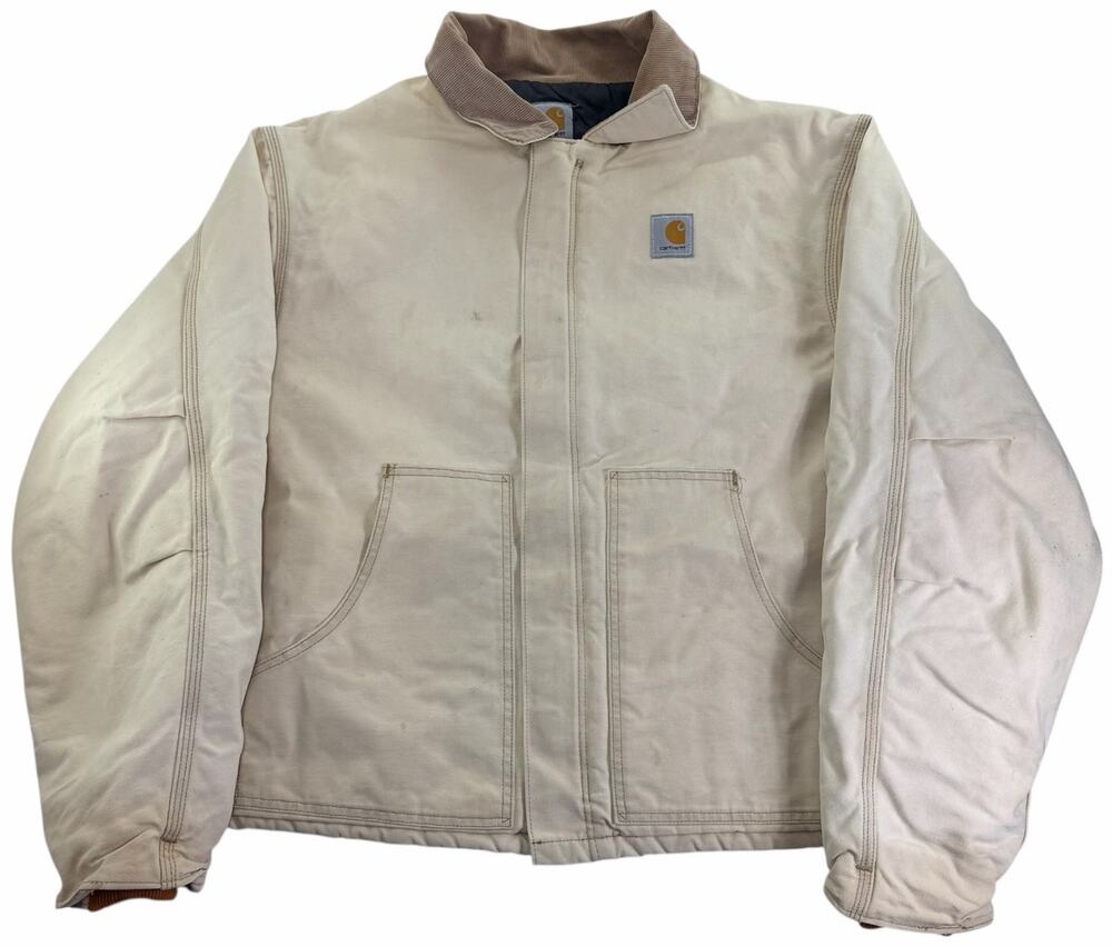 Vintage Carhartt J02BRN Artic Quilt Lined Duck Work Jacket Men’s Size 54 3XL